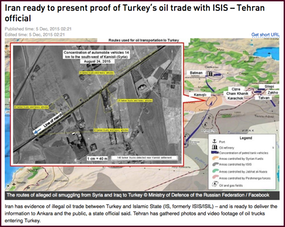 Hotspot 1. Iran ready to present proof of Turkey’s oil trade with ISIS