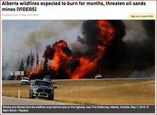Insrt 1. Alberta wildfires expected to burn for months, threaten oil sands mines (VIDEOS) 