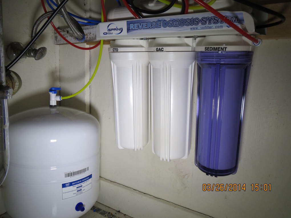 Leurentis House, iSpring Reverse Osmosis 75-GPD Water Filter System - IMG_0376