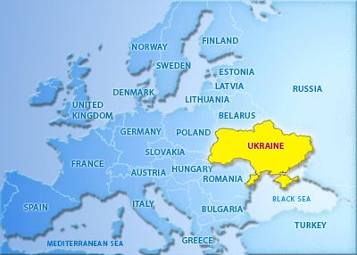 MAP- Ukraine in Europemapukr