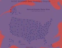 NCDC (National Climate Data Center) NEXRAD Data Inventory Search