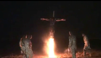 Pic 27_cropped. 20150425 BATALLION AZOV Crucifixtion w. Cross Burning !!! 18+ !!!.screenflow