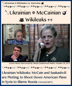 TITLE- 20151029 Ukrainian Wikileaks, Saakashvili 'n McCain