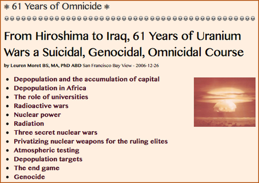 TITLE- 61 Years of Omnicide