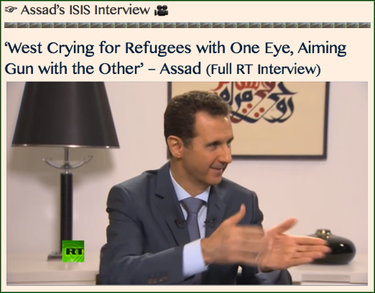 TITLE- Assad’s ISIS Interview