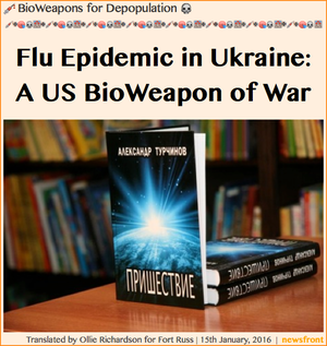 TITLE- Flu Epidemic in Ukraine- A US Bioweapon of War