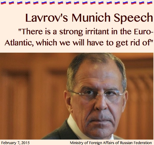 TITLE PLATE- Lavrov's Munich Speech